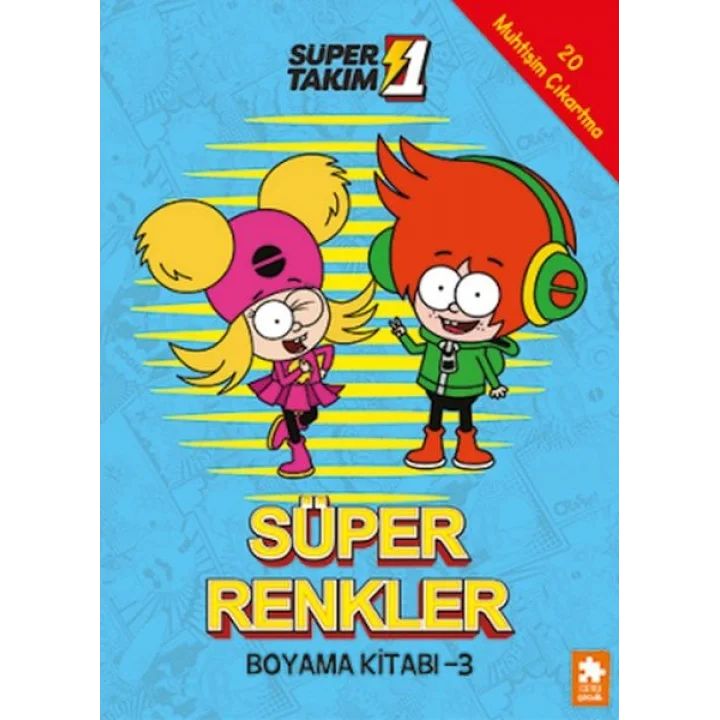 Süper 1 Takım Süper Renkler Boyama Kitabı - 3