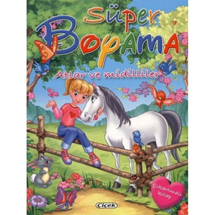 Süper Boyama  Atlar Ve Midilliler