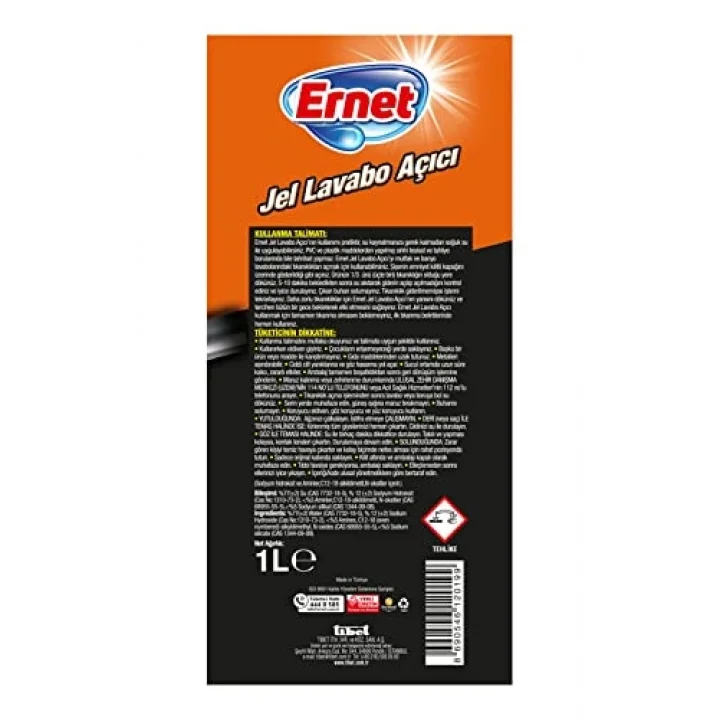 Süper Likit Jel Lavabo Açıcı 1 lt