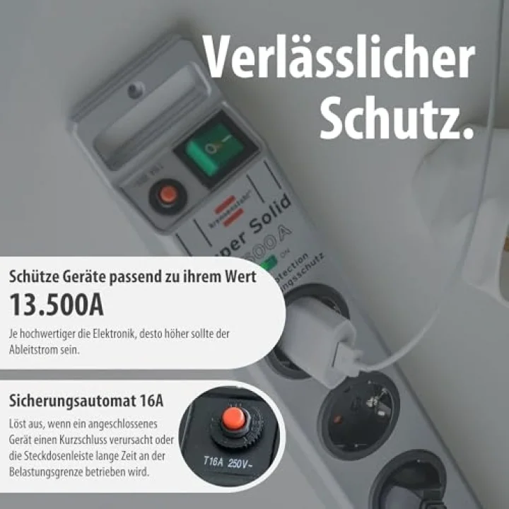 Super-Solid 13.500 mAh 5li Akım Korumalı Priz