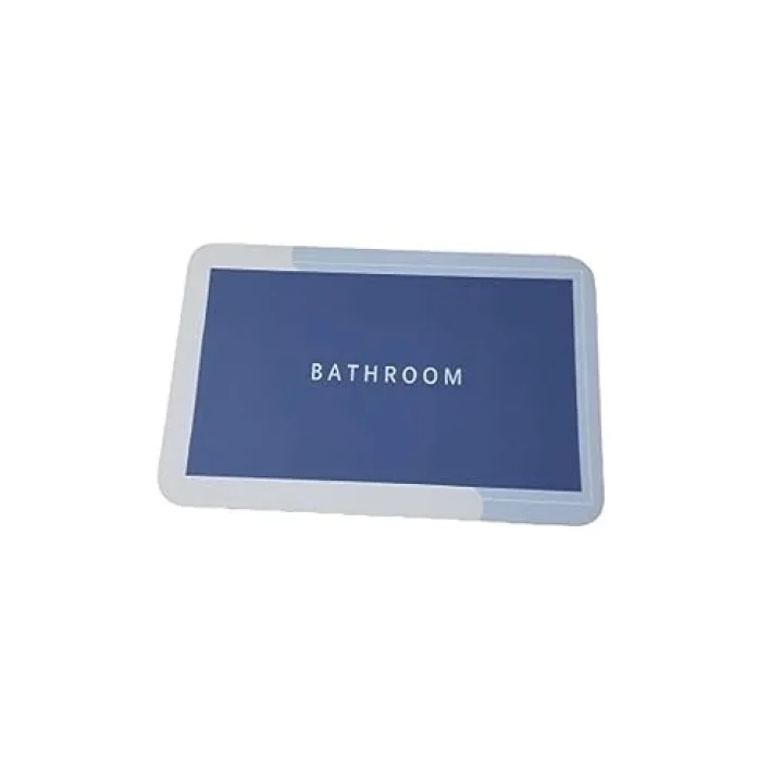 Süper Su Emici Dikdörtgen Kaymaz Tabanlı Paspas 60 cm x 39 cm
