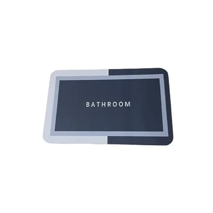 Süper Su Emici Dikdörtgen Kaymaz Tabanlı Paspas 60 cm x 39 cm