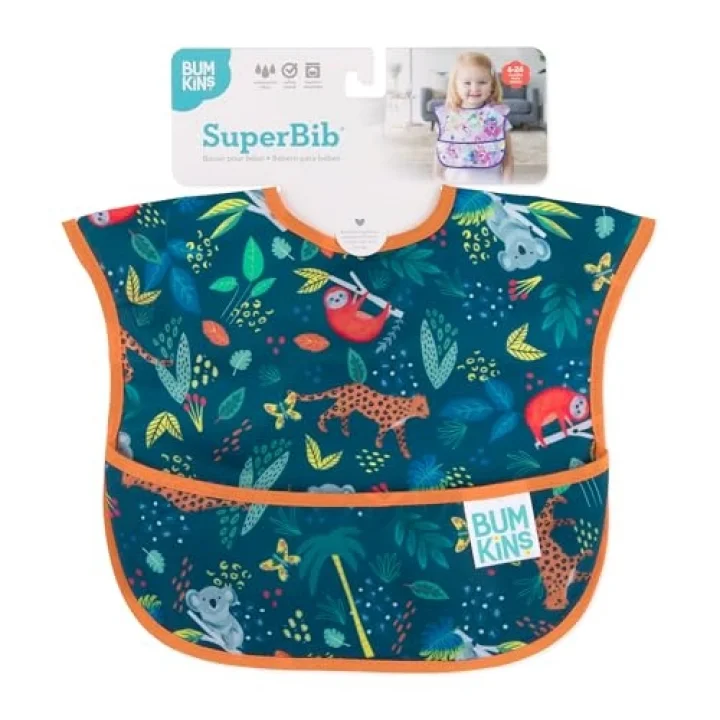 SuperBib Jungle Önlük, Çok Renkli