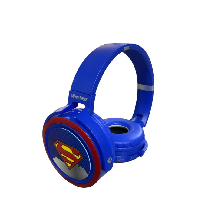 Superman Kablosuz Bluetooth Katlanabilir Kulaküstü Kulaklık