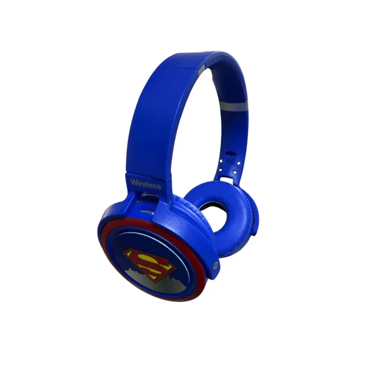 Superman Kablosuz Bluetooth Katlanabilir Kulaküstü Kulaklık