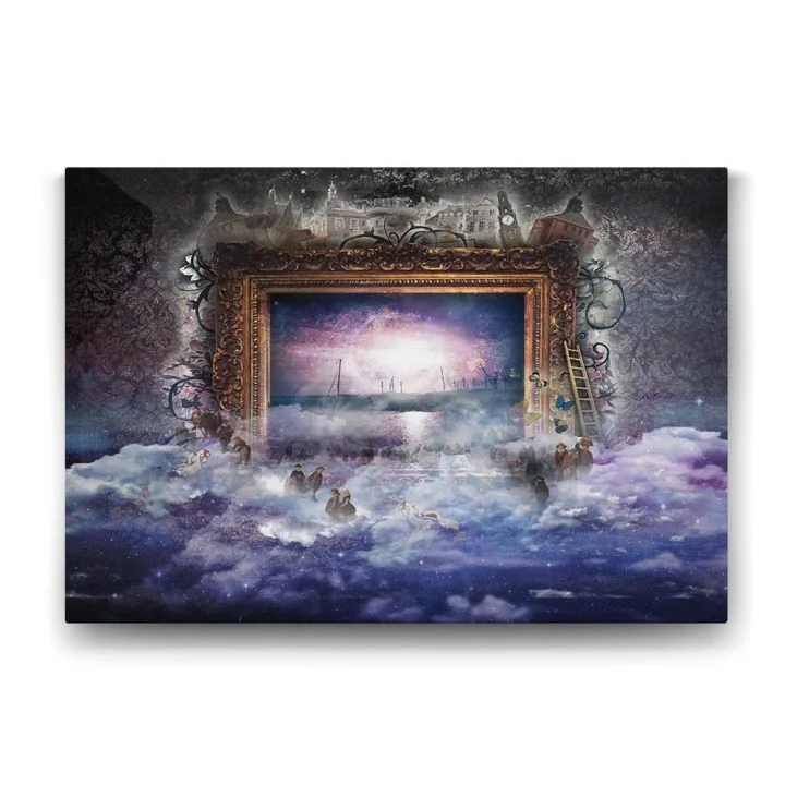 Sürreal Çerçeve Tablosu - 75x50cm