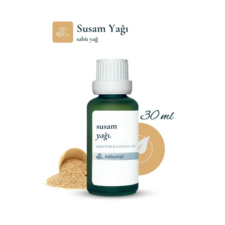 Susam Yağı 30 ml - Cilt ve Saç Bakımına Uygun Doğal Yağ