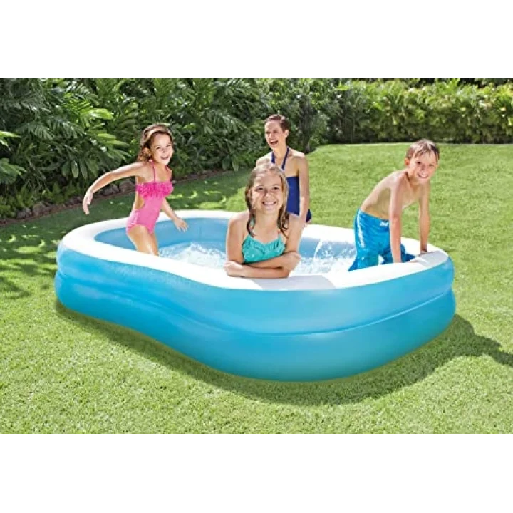 Swim Center aile havuzu, şişirilmiş boyut: 203 cm x 152 cm x 48 cm (57180NP)