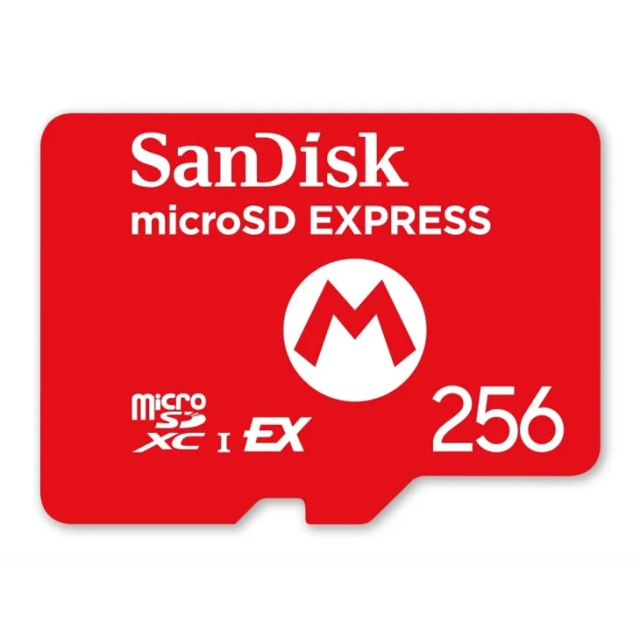 SWITCH 2 MICRO SD CARD SANDISK - MARIO 256GB
