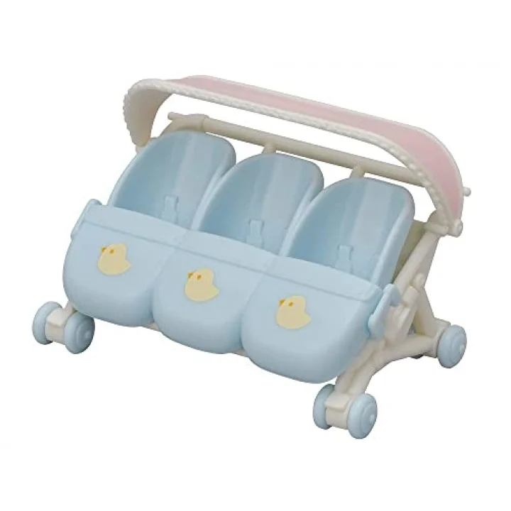 Sylvanian Families Üçüz Bebek Arabası