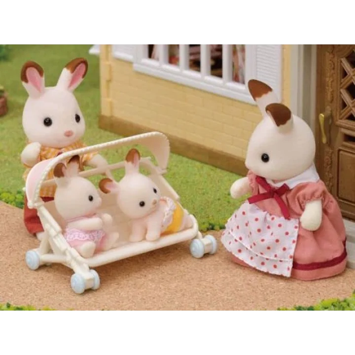 Sylvanian Families Üçüz Bebek Arabası