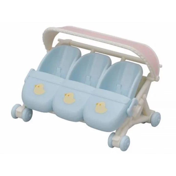 Sylvanian Families Üçüz Bebek Arabası