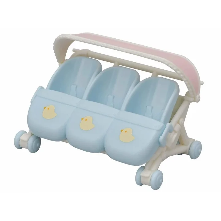 Sylvanian Families Üçüz Bebek Arabası