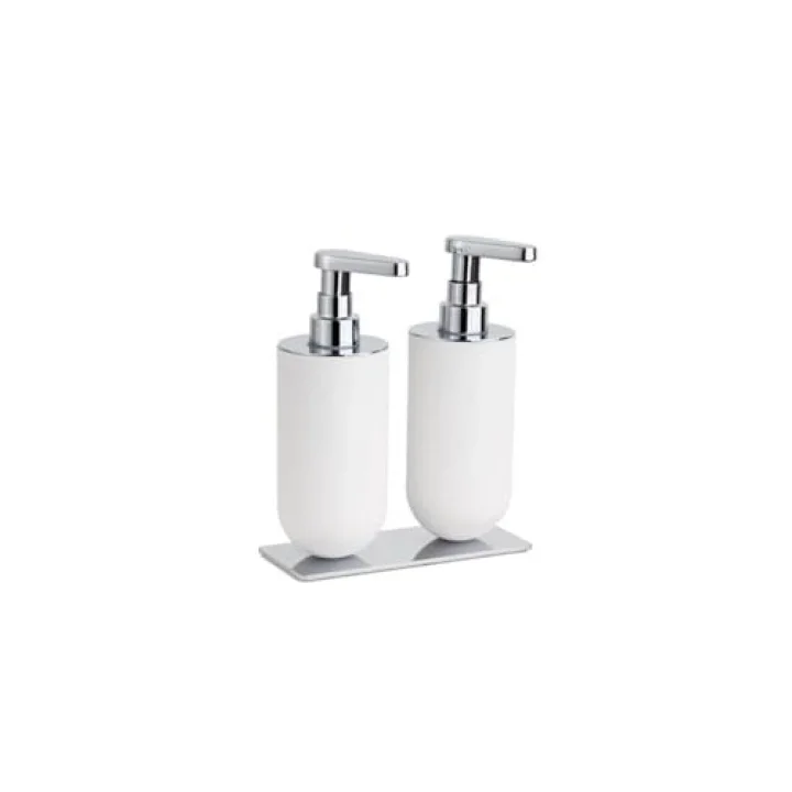 System 2Li Sıvı Sabunluk Beyaz/Krom Renk 208X87X170 Mm