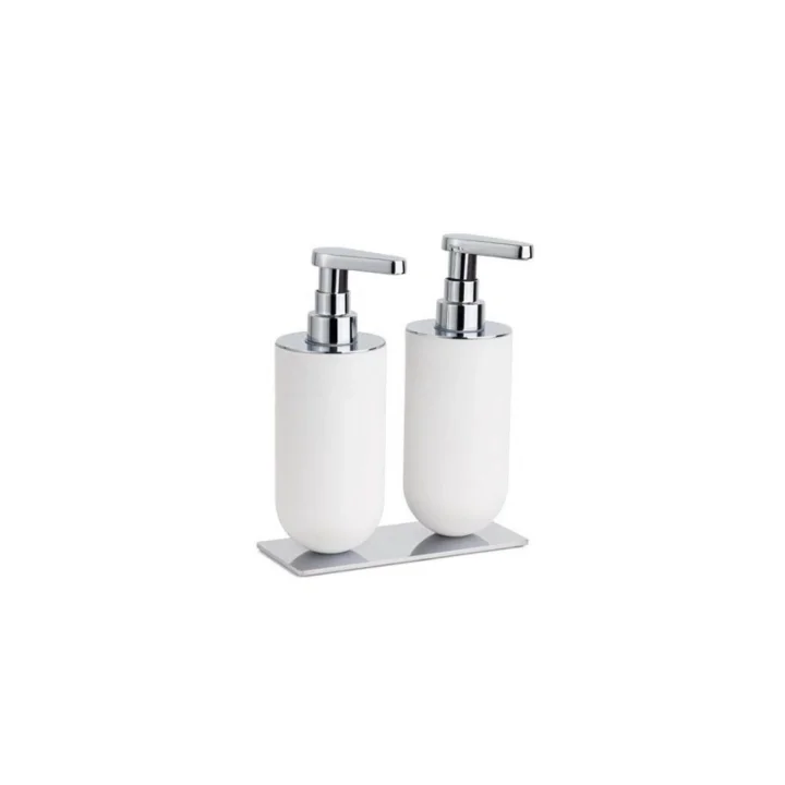 System 2Li Sıvı Sabunluk Beyaz/Krom Renk 208X87X170 Mm