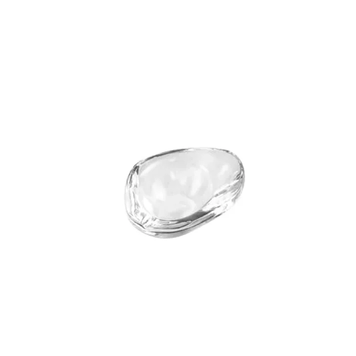 System Cyrstal Ashtray Transparent Gümüş Tek Ebat Ba2053 057 C1