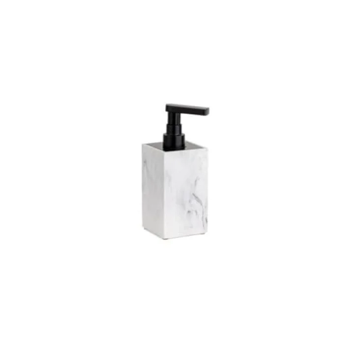 System Sıvı Sabunluk Mermer Desenli/Siyah Renk 190X73X88 Mm