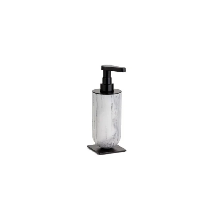 System Sıvı Sabunluk Mermer Desenli/Siyah Renk 208X87X72 Mm
