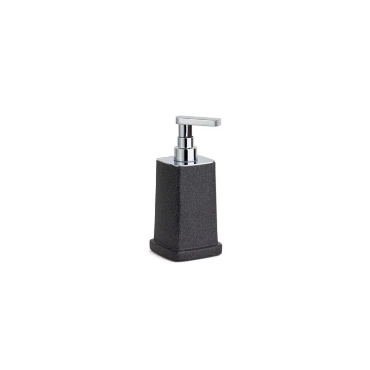 System Sıvı Sabunluk Siyah/Krom Renk 195X95X87 Mm