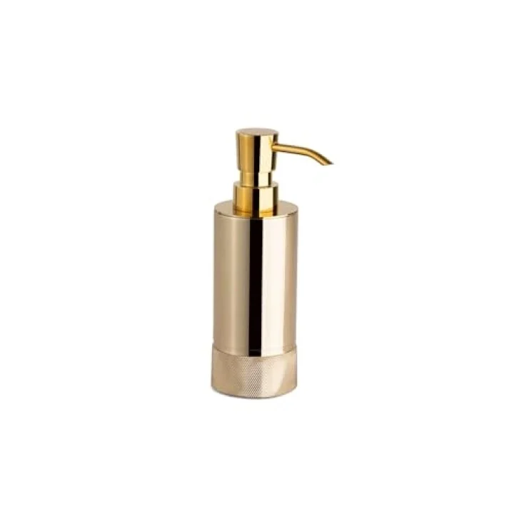 System Tezgah Üstü Sıvı Sabunluk 250 Ml Gold Renk 190X60X93 Mm Gold Tek Ebat Ba2006 006 Gl