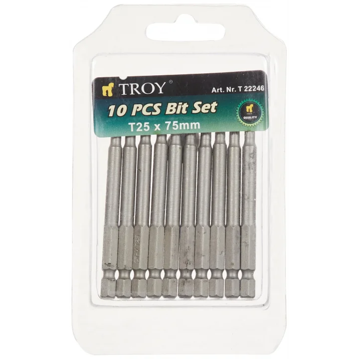 T 22246 Torx Bits Uç Seti, T25 X 75 Mm