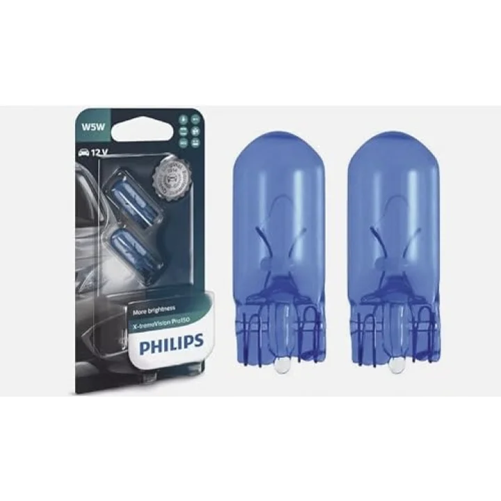 T10 W5W 12V X-tremeVision Pro150 Plaka,Park Tavan Ampülü, 2li Paket