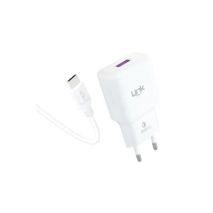 T443e Strong 18W Şarj Aleti ve Type-C USB Kablo Set QC 3.0A