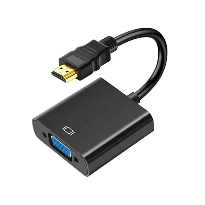 Tablet Projeksiyon Notebook Uyumlu Hdmi To Vga Kablo Siyah