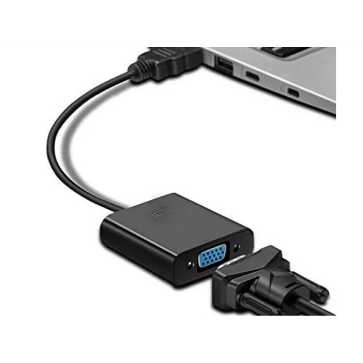 Tablet Projeksiyon Notebook Uyumlu Hdmi To Vga Kablo Siyah