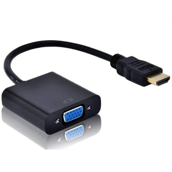 Tablet Projeksiyon Notebook Uyumlu Hdmi To Vga Kablo Siyah