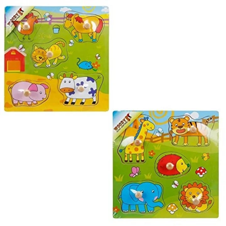 Tahta Bultak Raptiyeli Puzzle 5 Parça 2A