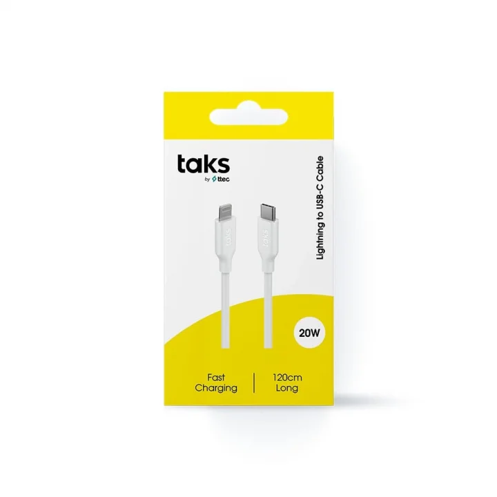 taks USB-C - Lightning 120cm Hızlı Şarj/Data Kablosu 5DK40