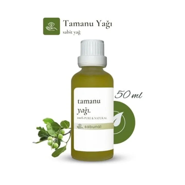 Tamanu Yağı 50 ml - Soğuk Sıkım Cilt ve Saç Bakım Yağı