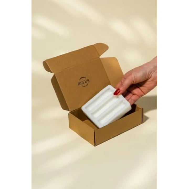 Tarçın Çubuğu Üçlü Silikon Mum Kalıbı