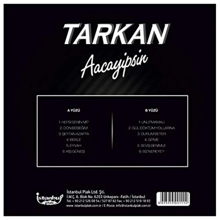 Tarkan Aacayipsin Plak