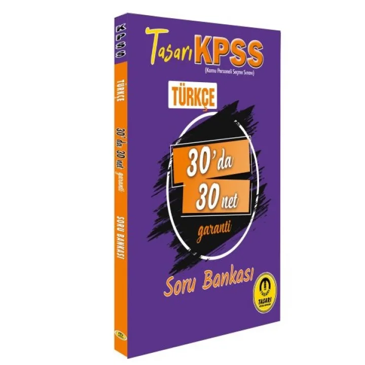 Tasarı KPSS Türkçe 30da 30Net