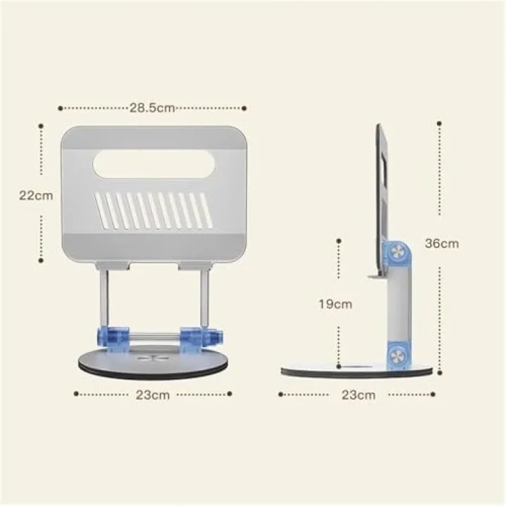 Taşınabilir Katlanabilir Folding Alüminyum Dizüstü Bilgisayar Notebook Stand Alüminyum Ayarlanabilir Açı Ve Katlanabilir Portatif Rahat Kullanım 11 inç 17 İnç Laptop Stant | S4