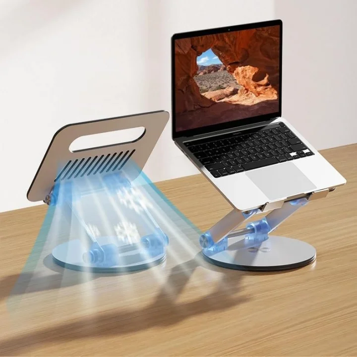Taşınabilir Katlanabilir Folding Alüminyum Dizüstü Bilgisayar Notebook Stand Alüminyum Ayarlanabilir Açı Ve Katlanabilir Portatif Rahat Kullanım 11 inç 17 İnç Laptop Stant | S4