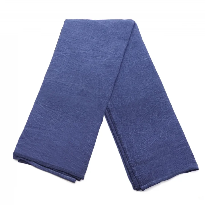 Taşlanmış Indigo Denim Pamuk Masa Örtüsü
