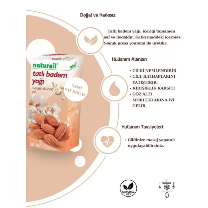 TATLI BADEM YAĞI 50 ML