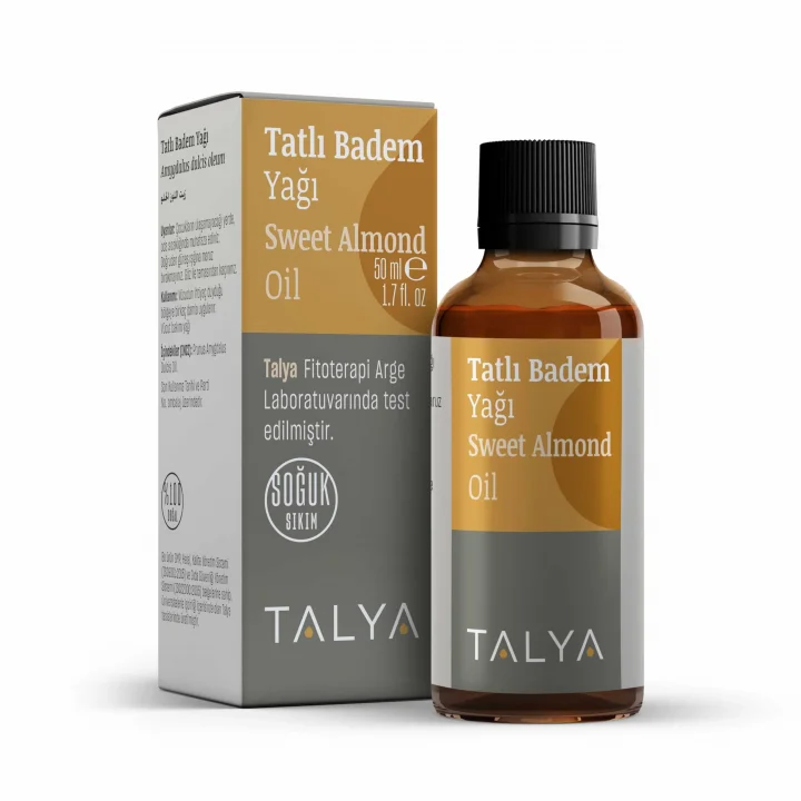 Tatlı Badem Yağı 50 ml soğuk Sıkım