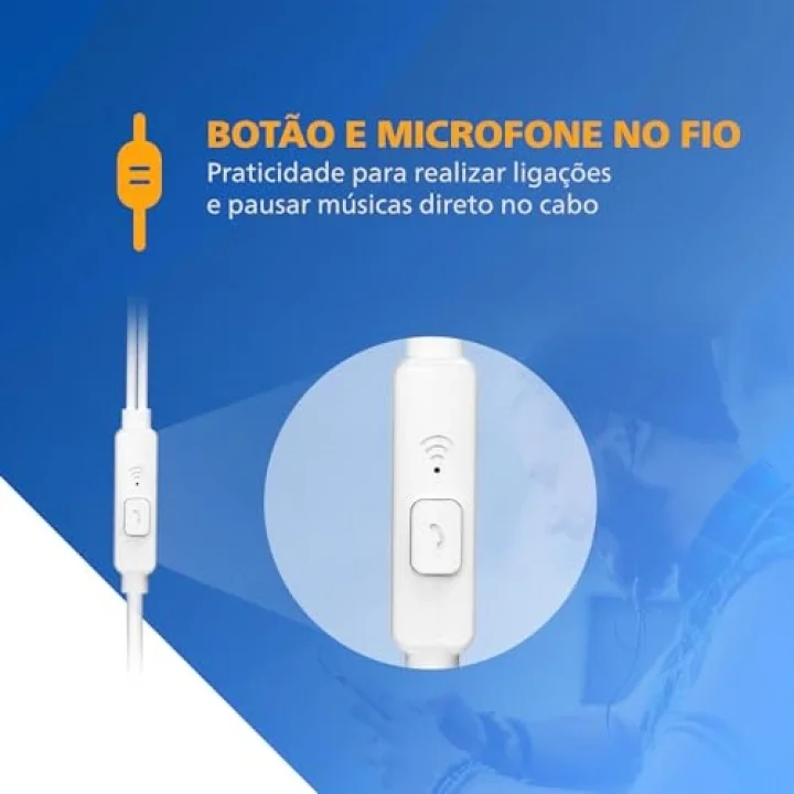 TAUE101WT Mikrofonlu Kulakiçi Kulaklık