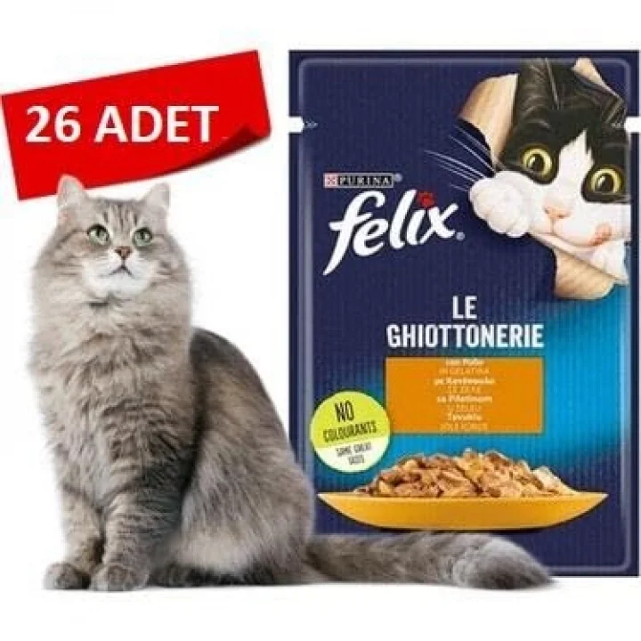 Tavuk Etli Kedi Yaş Mama (26 x 85 gr)