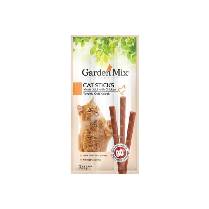 Tavuklu Kedi Stick Ödül 3Lü, 580-102