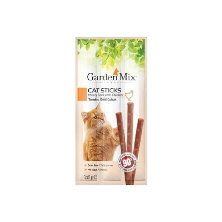 Tavuklu Kedi Stick Ödül 3Lü, 580-102