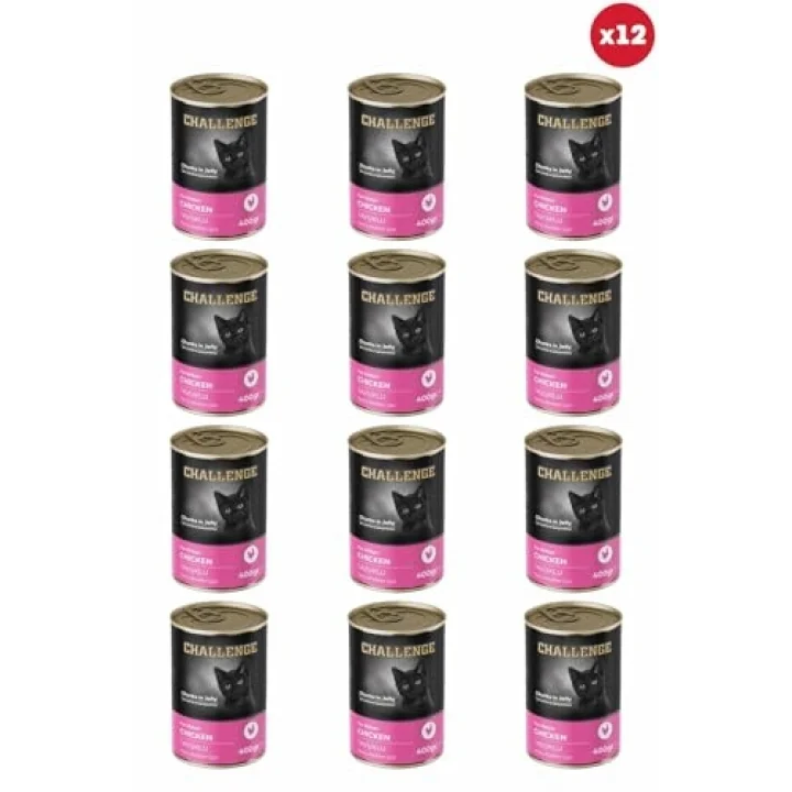 Tavuklu Yavru Kedi Konservesi 400 Gr X 12 Adet