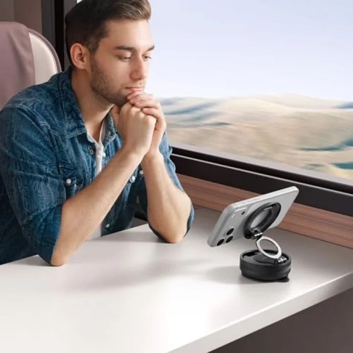 TB-8420 360° Vakumlu Araç İçi Telefon Tutucu