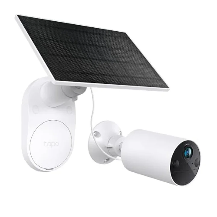TC82 KIT, 2K 3MP, Renkli Gece Görüşü, Şarj Edilebilir, IP65 Sertifikalı, Yerel/Bulut Depolama, 110° Açılı, Güneş Paneli Dahil, Kablosuz Bataryalı Güvenlik Kamerası Kiti