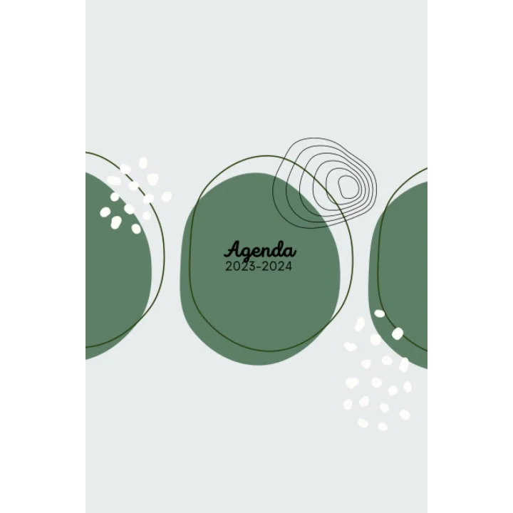 Teacher Agenda 2023-2024: Academic Planner August to August - Olive Green (Uniquely Made Teacher Agenda - August 2023-2024)