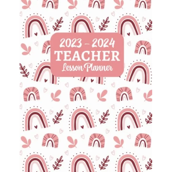 Teacher Lesson Planner 2023-2024: Lesson Plan Grade and Record Books for Teachers August 2023-July 2024 | Academic Year Monthly and Weekly Class Organizer | Teacher Gifts For Women
